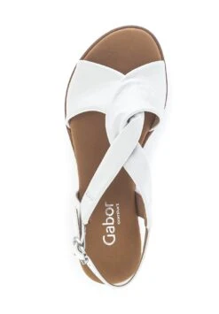 Gabor Comfort Wedge Sandals - Weiss Kork Offwhi -Gabor Sales Store e7a805f50b2f4e15bc5d25b0b4b37d19