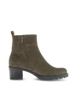 Gabor Comfort Classic Ankle Boots - Oliv Micro