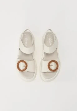 Gabor Ankle Cuff Sandals - Latte -Gabor Sales Store ecb41d0be1f74e3f9b00202130f08e04