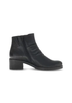 Gabor Comfort High Heeled Ankle Boots - Schwarz Micro