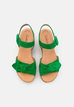 Gabor Platform Sandals - Verde -Gabor Sales Store f0849d8b5c104f6990912dfb720d1d8f