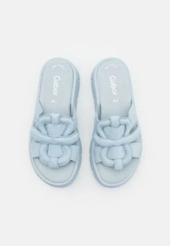 Gabor Heeled Mules - Sky -Gabor Sales Store f67b9883f29c46b18e7a1e2bcb8db40c