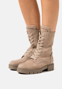 Gabor Comfort Platform Boots - Taupe