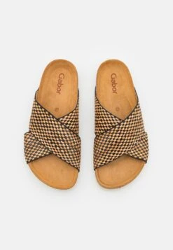 Gabor Mules - Natur/Schwarz -Gabor Sales Store f98fbfefb702475baf094dd035990f8a
