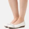 Gabor Ballet Pumps - Weiß/Silber -Gabor Sales Store fb120b7f8609441db619a51f5a4db21d