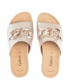 Gabor Mules - Puder Gold -Gabor Sales Store fbd3cc59348d4c4fa9009951d3307390